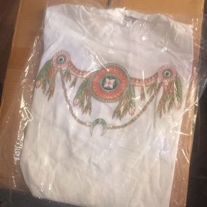 Hanes signature collection tee with iron on